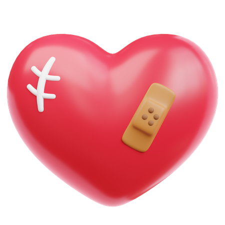 Heal Heart  3D Icon