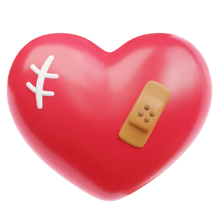 Heal Heart  3D Icon