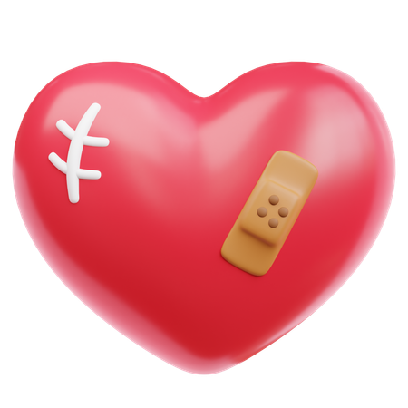 Heal Heart  3D Icon