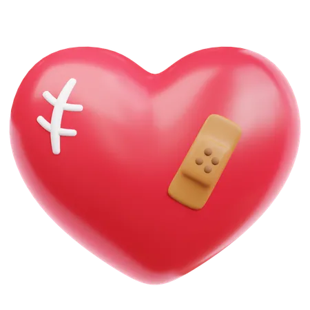 Heal Heart  3D Icon