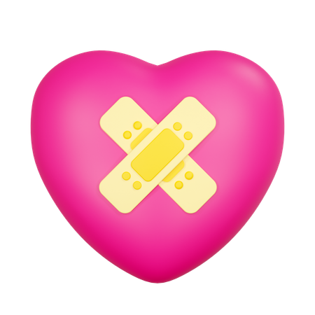 Heal Heart  3D Icon