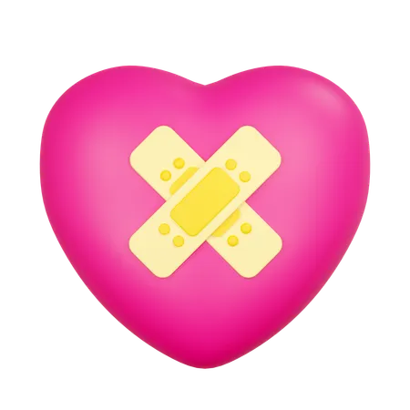 Heal Heart  3D Icon