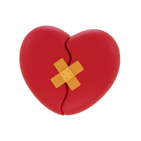 Heal Heart  3D Icon