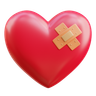 heal heart 3d logo