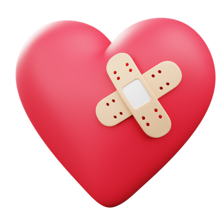 Healing Heart  3D Icon
