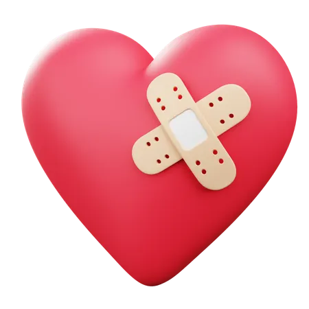 Healing Heart  3D Icon