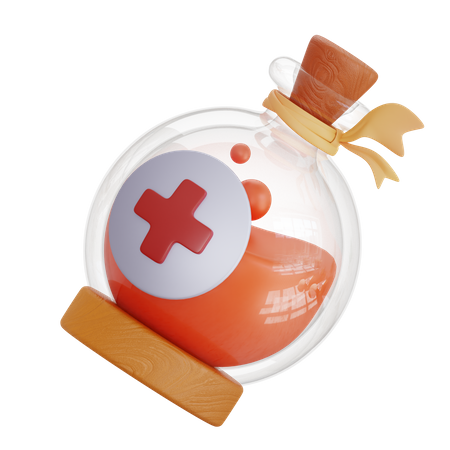 Healing Potion  3D Icon