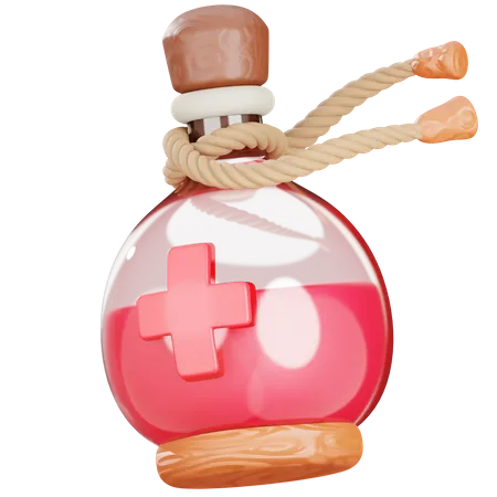 Healt Potion  3D Icon