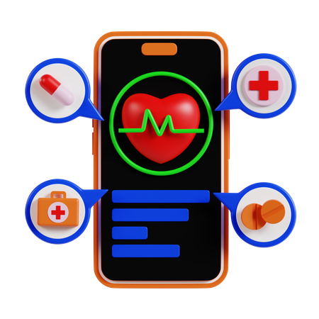 Health App  3D Icon