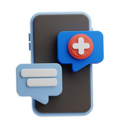 Health App Notification  3D Icon