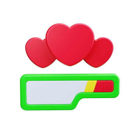 Health Bar  3D Icon