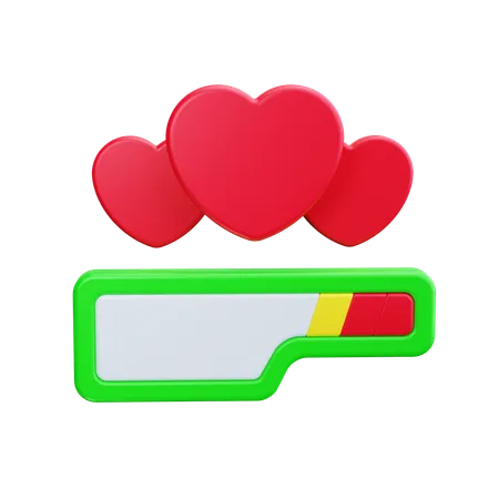 Health Bar  3D Icon