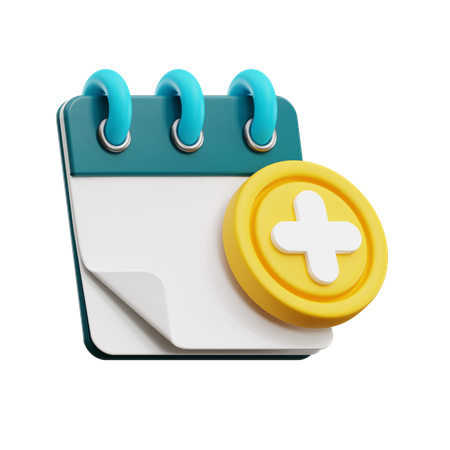 Health Calendar  3D Icon