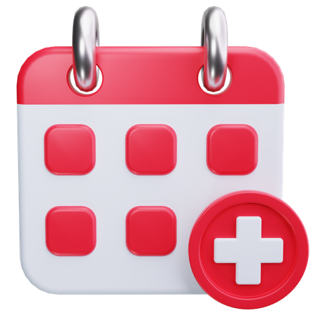 Health Calendar  3D Icon