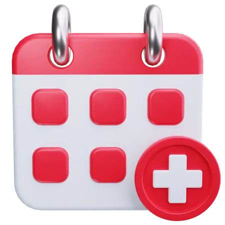 Health Calendar  3D Icon