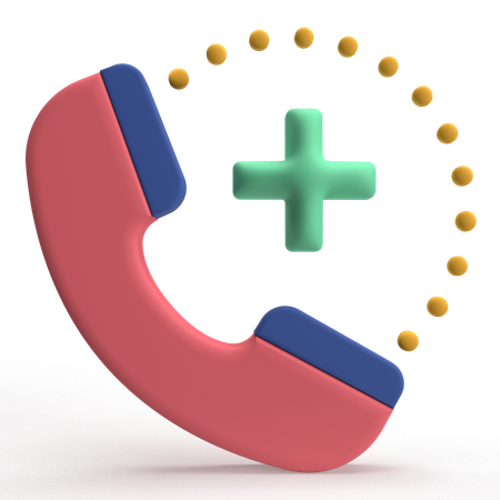 Health Call  3D Icon