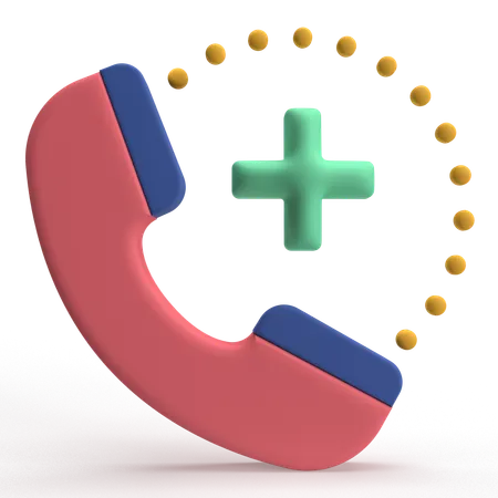 Health Call  3D Icon