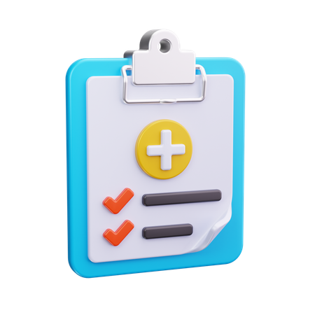 Health Check  3D Icon