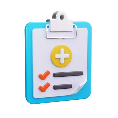 Health Check  3D Icon