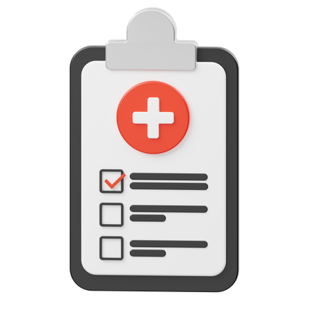 Health Check  3D Icon