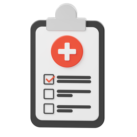 Health Check  3D Icon