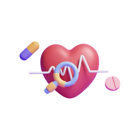 Health Check Up  3D Icon