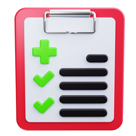 Health Checkup  3D Icon