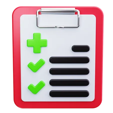 Health Checkup  3D Icon