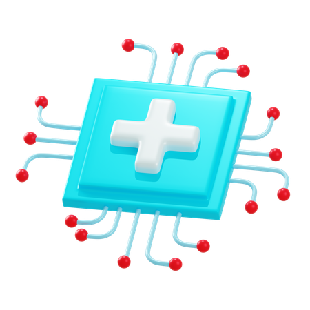 ヘルスチップ  3D Icon