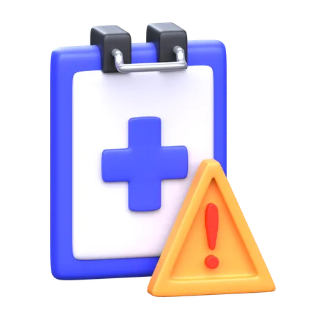 Health Error  3D Icon
