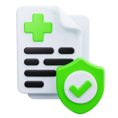 Health Insurance  3D Icon