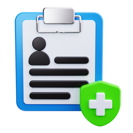 Health Insurance  3D Icon