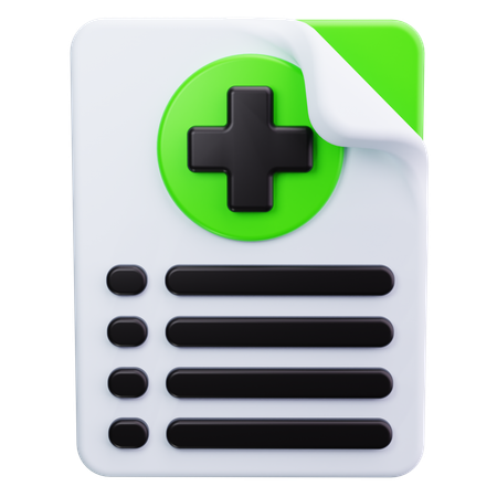 Health Insurance  3D Icon