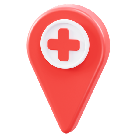 Health Location  3D Icon