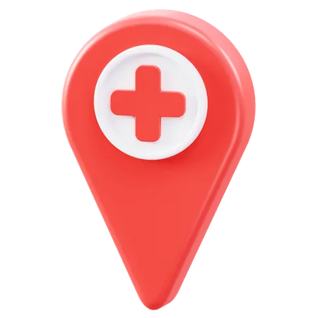 Health Location  3D Icon