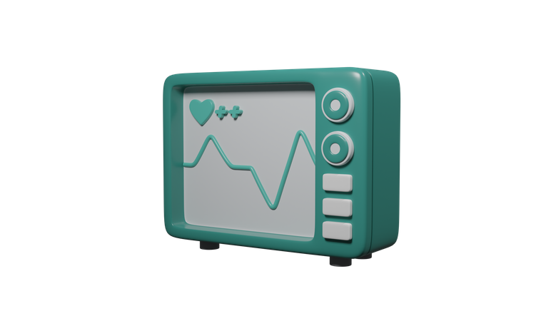 Health Monitor 3D Icon