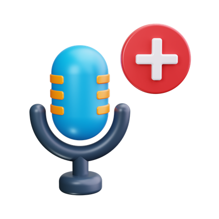 Health Podcast  3D Icon