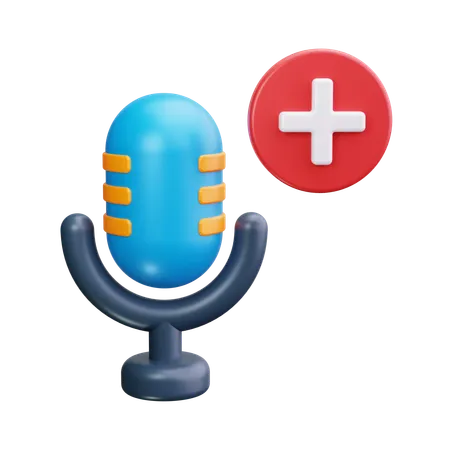 Health Podcast  3D Icon