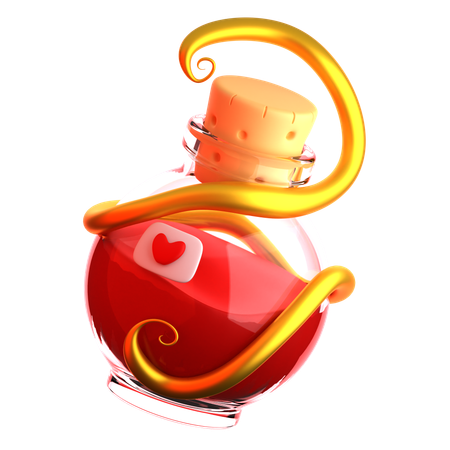 Health Potion 3D Icon