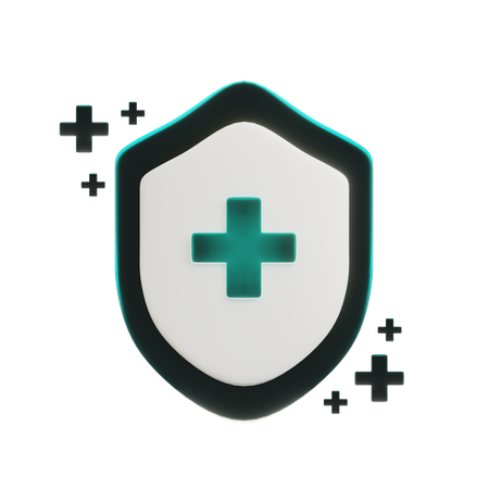 Health protection  3D Icon