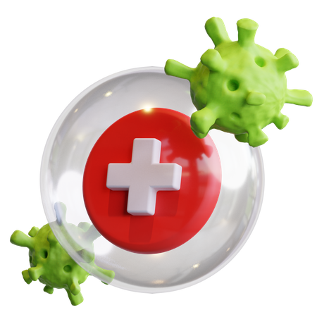 Health Protection  3D Illustration