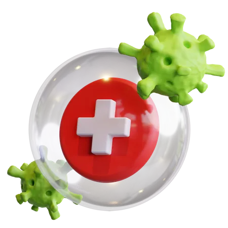 Health Protection  3D Illustration