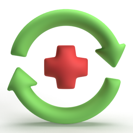 Health Recovery  3D Icon