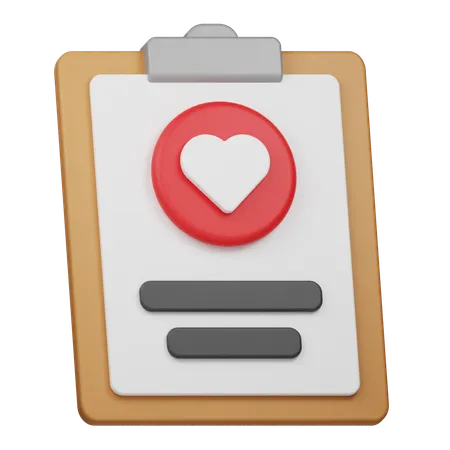 Health Report  3D Icon