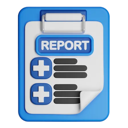 Health report  3D Icon
