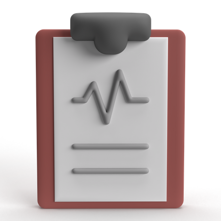 Health Report  3D Icon