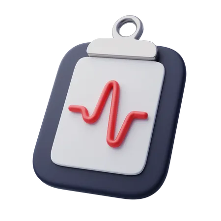 Health Report  3D Icon