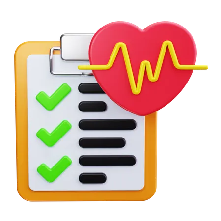 Health Report  3D Icon