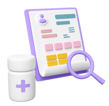 Health Report  3D Icon