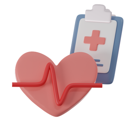 Health Report  3D Icon
